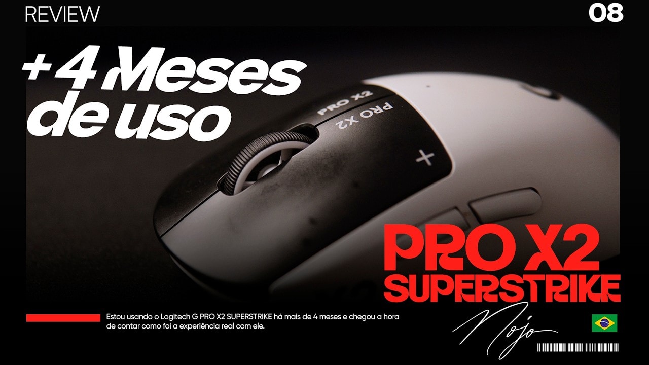 Thumbnail do vídeo sobre o Logitech Pro X2 SuperStrike